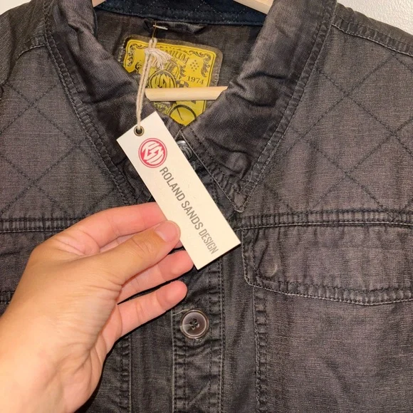 Roland Sands Design Jacket Size 3X  In Dark Brown - Picture 4 of 5